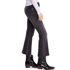 Free People | Rita Wide Leg Cropped Jeans Size 26